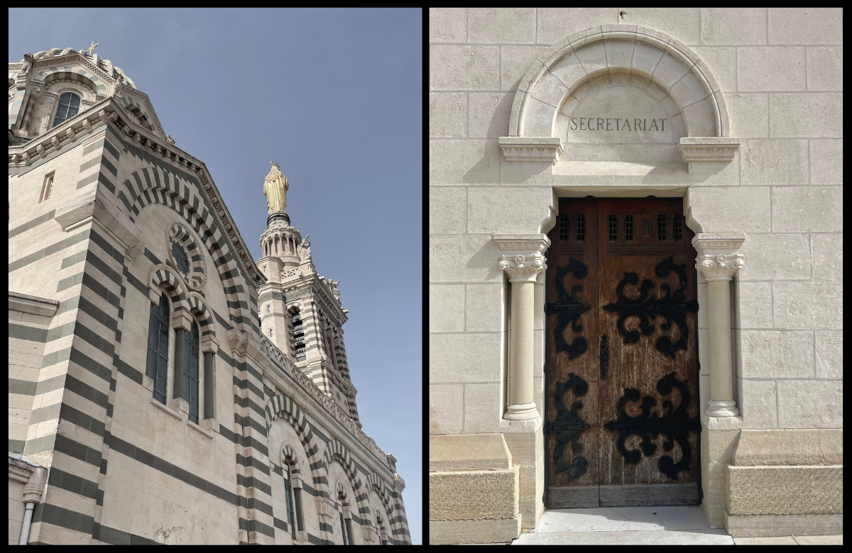 Notre-Dame de la Garde, a Catholic basilica Church in Marseille France